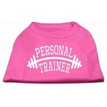 Mirage Pet Products Personal Trainer Screen Print Shirt 6X-Large Bright Pink