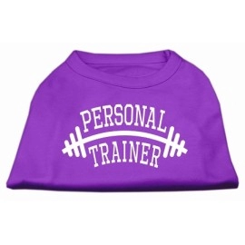 Mirage Pet Products Personal Trainer Screen Print Shirt 5X-Large Purple