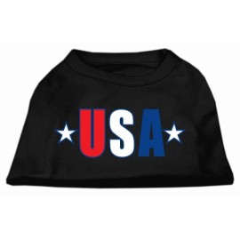 Mirage Pet Products USA Star Screen Print Shirt X-Small Black