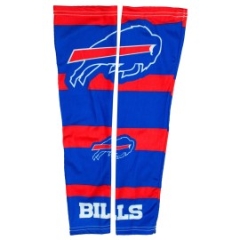 Littlearth NFL Buffalo Bills Game Day Strong Arms Tattoo Sleeves, One Size, Team Color (300612-BILL)