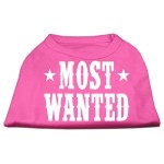 Mirage Pet Products Most Wanted Screen Print Shirt 3X-Large Bright Pink