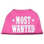 Mirage Pet Products Most Wanted Screen Print Shirt X-Small Bright Pink