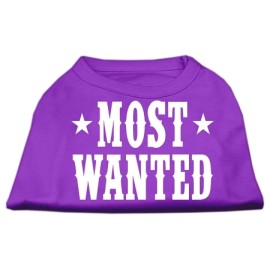 Mirage Pet Products Most Wanted Screen Print Shirt XX-Large Purple