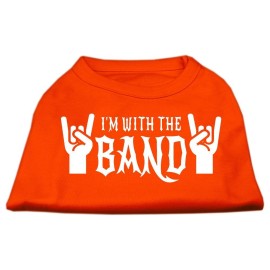 Mirage Pet Products With the Band Screen Print Shirt XX-Large Orange