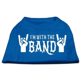 Mirage Pet Products With the Band Screen Print Shirt 3X-Large Blue