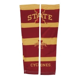 Littlearth unisex-adult NCAA Iowa State Cyclones Strong Arms Tattoo Sleeves, Team Color, 17