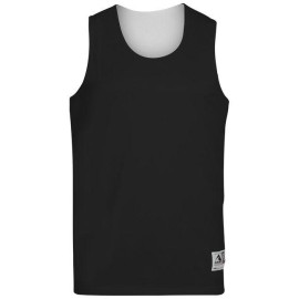 Youth Wicking Polyester Reversible Sleeveless Jersey - gOLD WHITE - S(D0102H7YVg8)