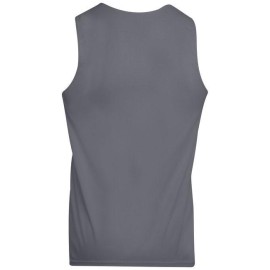 Adult Wicking Polyester Reversible Sleeveless Jersey - gOLD WHITE - S(D0102H7YccT)