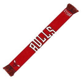 Forever Collectibles NBA Chicago Bulls ScarfWoodmark Style, Team Colors, One Size