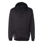 J. America Polyester Tailgate Hooded Sweatshirt - Black, M