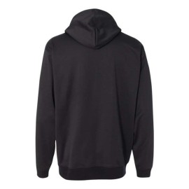 J. America Polyester Tailgate Hooded Sweatshirt - Black, M