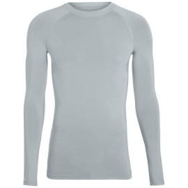 Adult Hyperform Long-Sleeve compression Shirt - WHITE - 2XL(D0102H7YZW6)