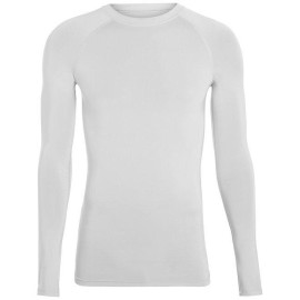 Adult Hyperform Long-Sleeve compression Shirt - WHITE - 2XL(D0102H7YZDX)