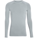 Adult Hyperform Long-Sleeve compression Shirt - WHITE - 2XL(D0102H7YZBT)