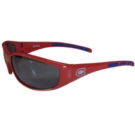 NHL Montreal Canadiens Wrap Sunglasses, Red, Adult