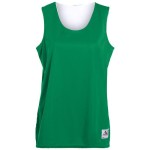 Ladies Wicking Polyester Reversible Sleeveless Jersey - gOLD WHITE - 2XL(D0102H7YZ3P)