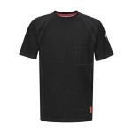 Bulwark iQ Series Short Sleeve Tee Long Sizes - Black, XLT