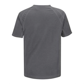 Bulwark iQ Series Short Sleeve Tee Long Sizes - Charcoal, LT