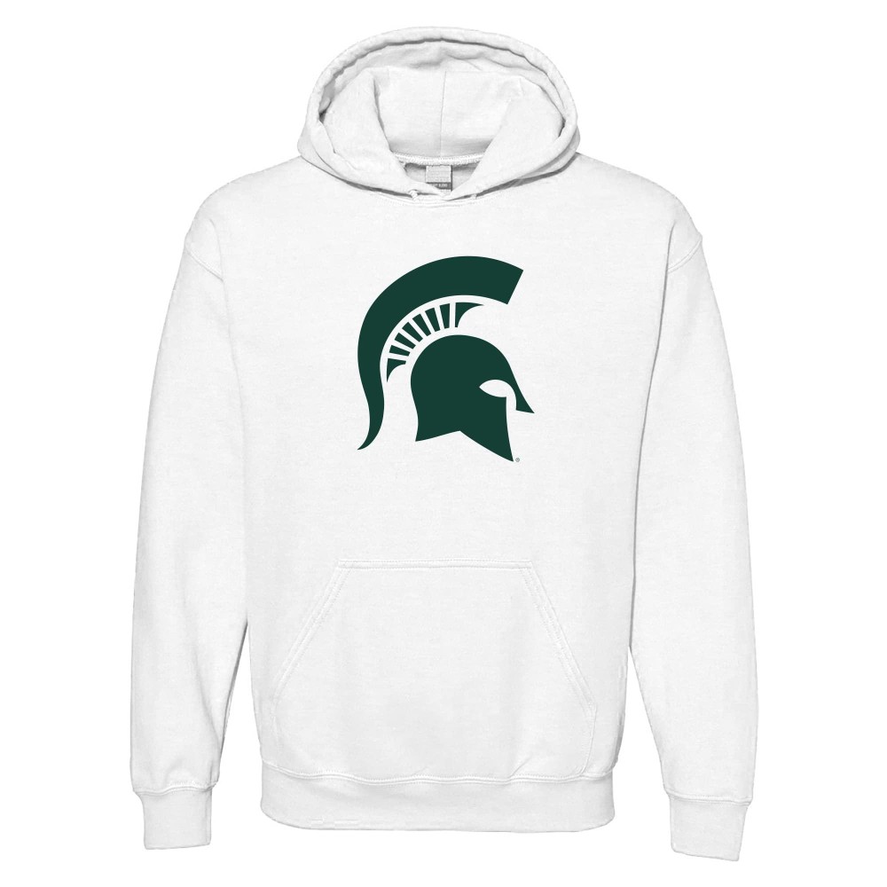 UGP Campus Apparel AH02 - Michigan State Spartans Primary Logo Hoodie - Large - White