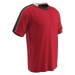 Champro Mark Lightweight Youth Soccer Jersey, Red, X-Large