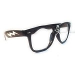 Wild Thing Rick Vaughn Skull Glasses (Clear Lens)