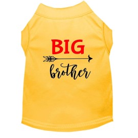 Mirage Pet Products Big Brother Screen Print Dog Shirt Yellow