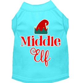 Mirage Pet Products Middle Elf Screen Print Dog Shirt Aqua XXXL