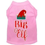 Mirage Pet Products Big Elf Screen Print Dog Shirt Light Pink XXL