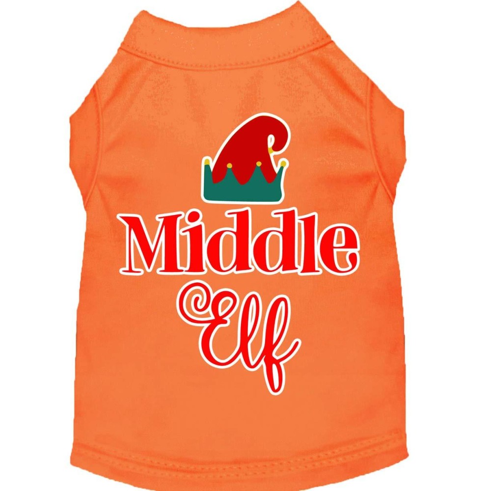 Mirage Pet Products Middle Elf Screen Print Dog Shirt Orange XXXL