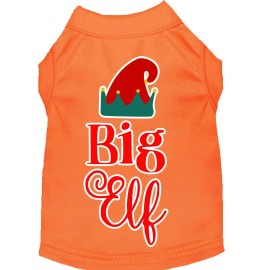 Mirage Pet Products Big Elf Screen Print Dog Shirt Orange XL