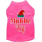 Mirage Pet Products Middle Elf Screen Print Dog Shirt Bright Pink XL