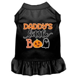 Mirage Pet Product Daddys Little Boo Screen Print Dog Dress Black XXL