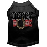 Mirage Pet Product Derby Dude Screen Print Dog Shirt Black Sm