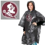 Wincraft NCAA Florida State Seminoles Rain Poncho, Team Colors, One Size