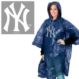 Wincraft MLB New York Yankees Rain Poncho, Team Colors, One Size