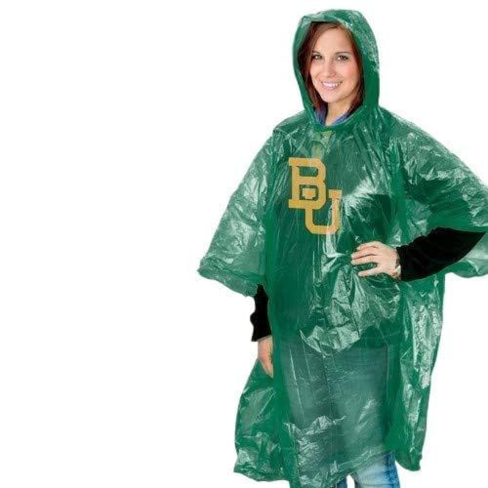 Wincraft NCAA Baylor Bears Rain Poncho, Team Colors, One Size