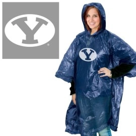 WinCraft NCAA BYU Cougars Rain Poncho, Team Colors, One Size