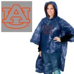 Wincraft NCAA Auburn Tigers Rain Poncho, Team Colors, One Size