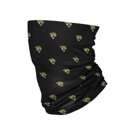 FOCO NFL Jacksonville Jaguars Unisex Face Mask Gaiter Mini Print, Team Colors, One Size
