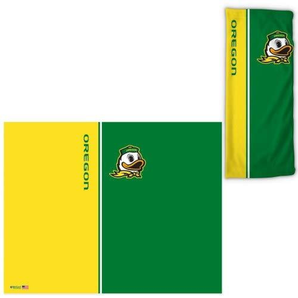 NcAA Oregon Ducks Fan Wrap Face covering Team colors One Size