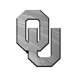 Fanmats, University of Oklahoma Molded Chrome Emblem