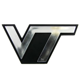 Fanmats, Virginia Tech Molded Chrome Emblem