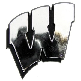 Fanmats, University of Wisconsin Molded Chrome Emblem