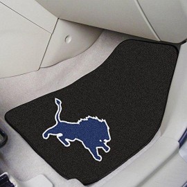 National Football League Detroit Lions Carpeted Car Mats