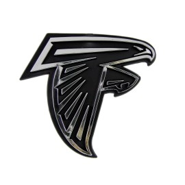 Fanmats, NFL - Atlanta Falcons Molded Chrome Emblem