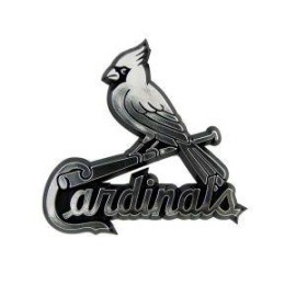 FANMATS MLB - St. Louis Cardinals Molded Chrome Emblem