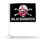 Rico Industries NCAA Nebraska Cornhuskers Car Flag with included Pole