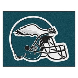 FANMATS 5818 Philadelphia Eagles All-Star Rug - 34 in. x 42.5 in. Sports Fan Area Rug, Home Decor Rug and Tailgating Mat