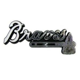 MLB - Atlanta Braves Molded Chrome Emblem