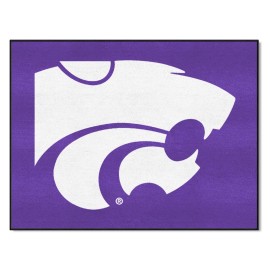 FANMATS 3737 Kansas State Wildcats All-Star Rug - 34 in. x 42.5 in. Sports Fan Area Rug Home Decor Rug and Tailgating Mat